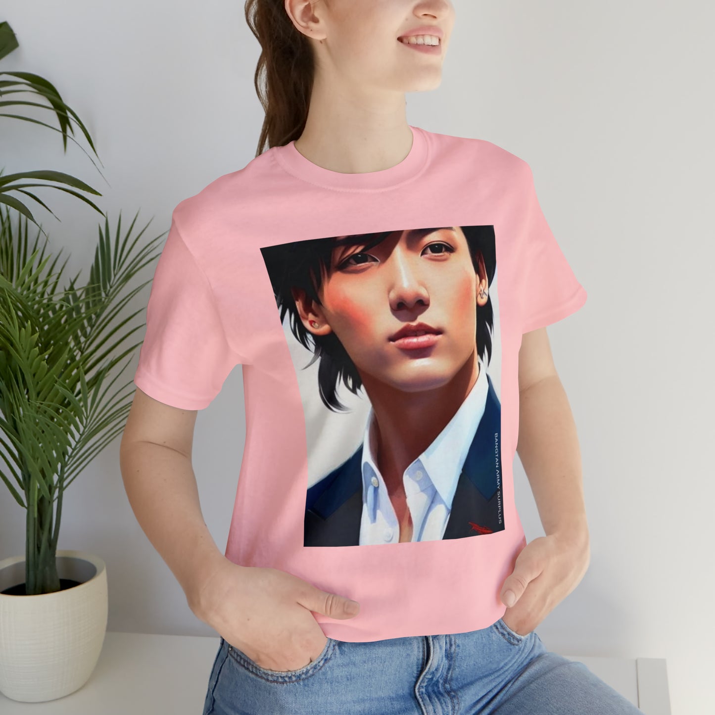 JUNG KOOK - JK, Unisex Jersey Short Sleeve Tee