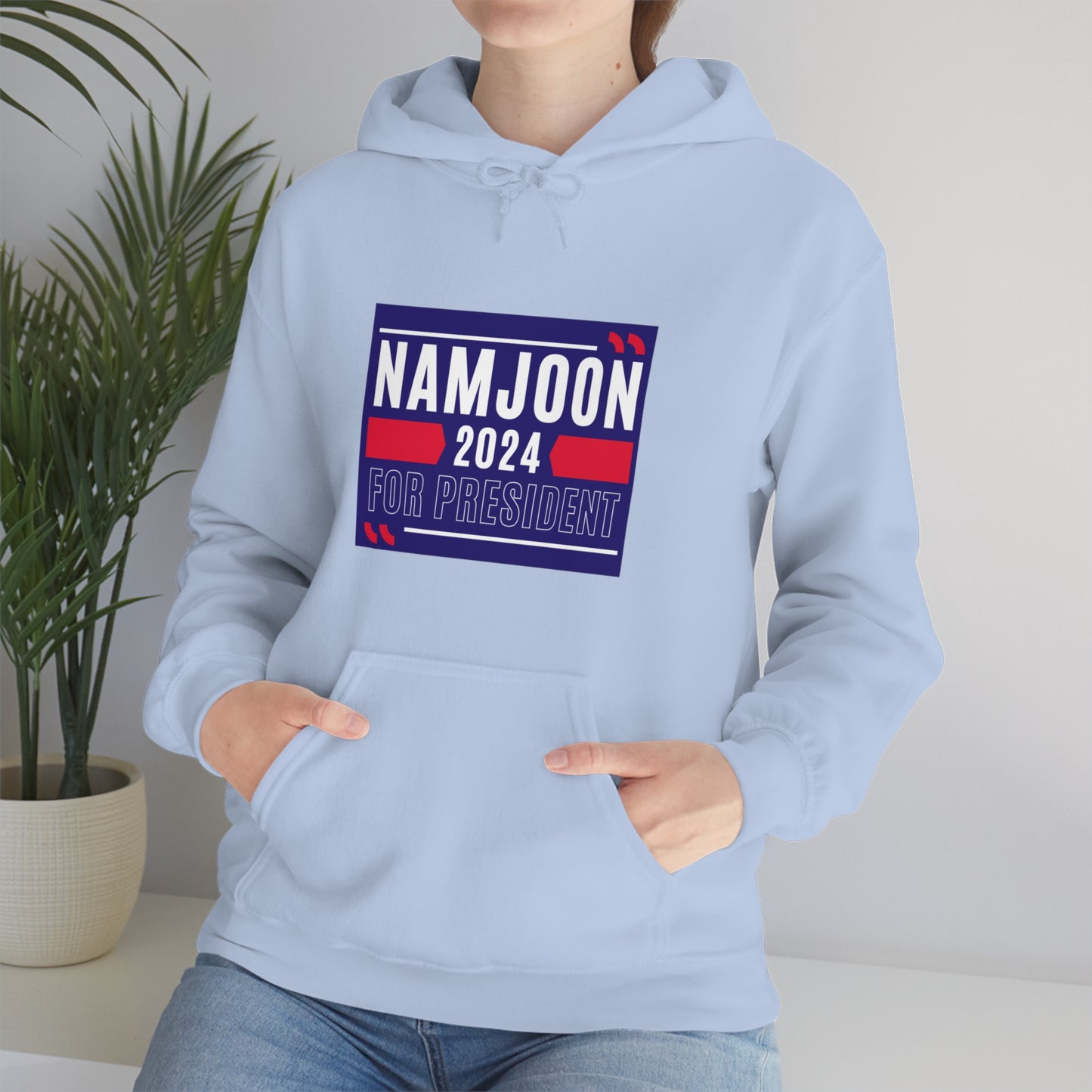 BTS NAMJOON for PRESIDENT, Unisex Heavy Blend Hooded Sweatshirt