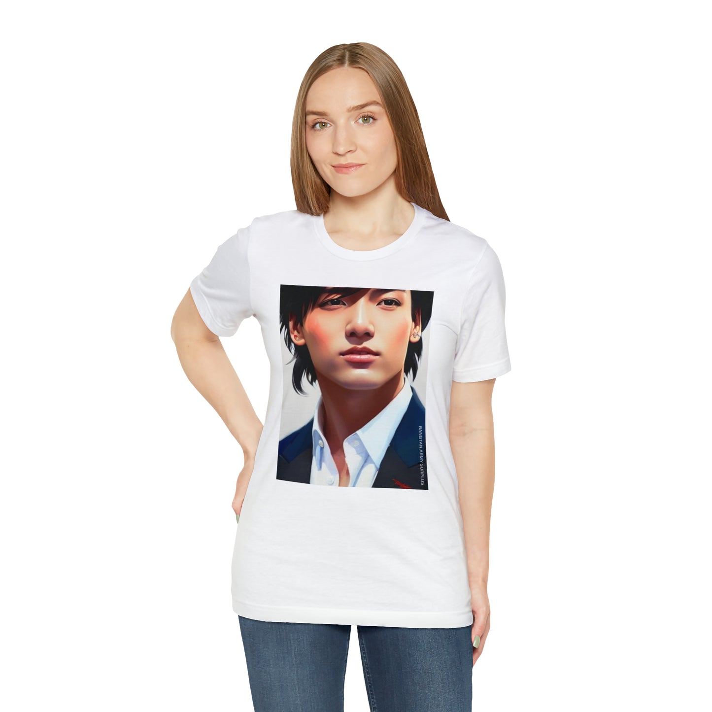 JUNG KOOK - JK, Unisex Jersey Short Sleeve Tee