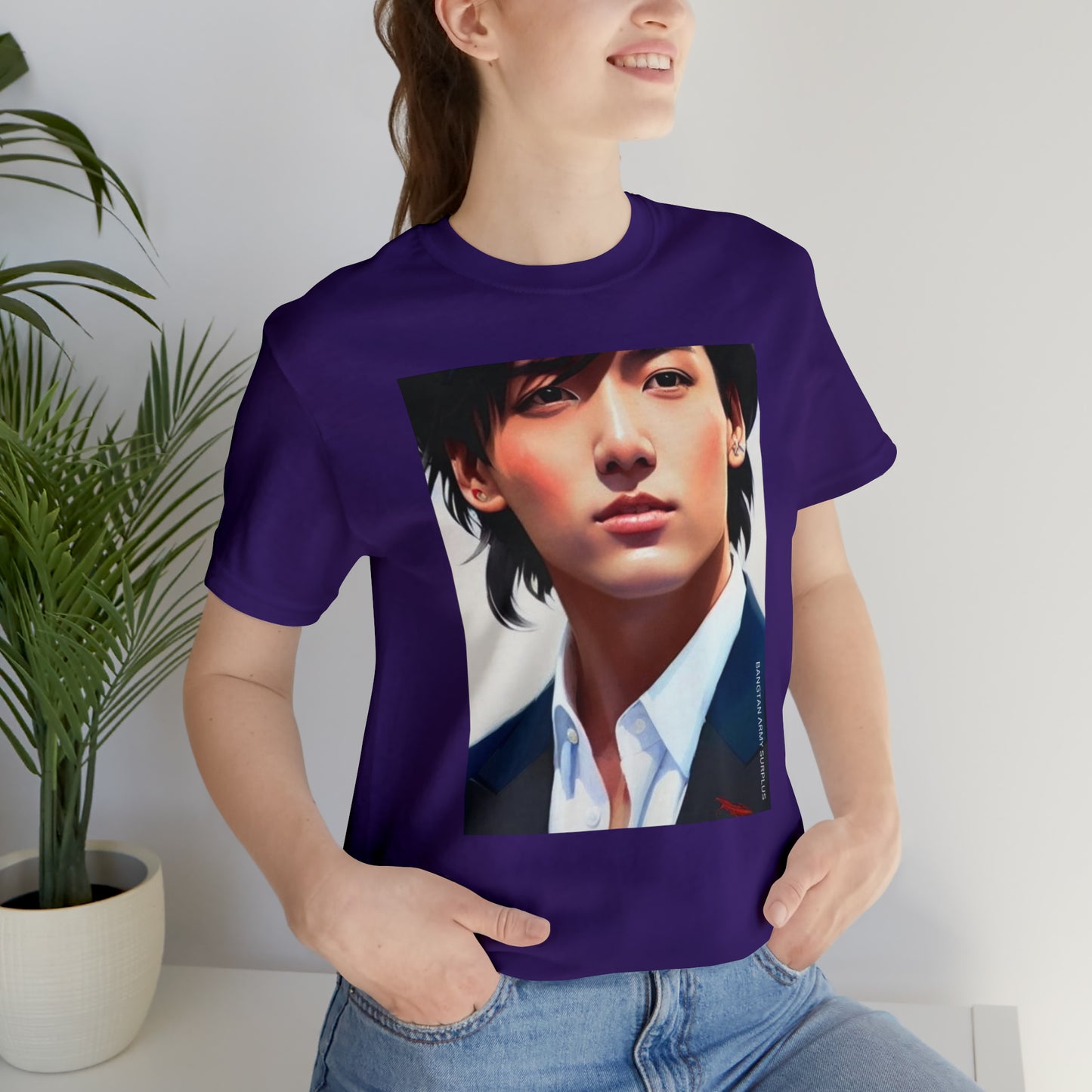 JUNG KOOK - JK, Unisex Jersey Short Sleeve Tee