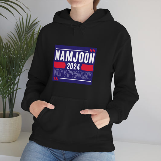 BTS NAMJOON for PRESIDENT, Unisex Heavy Blend Hooded Sweatshirt