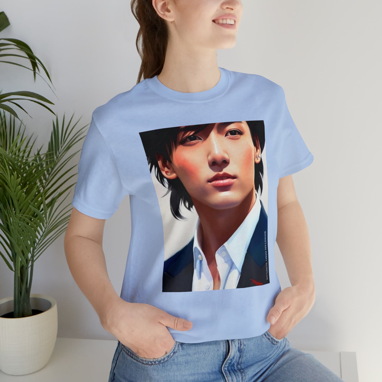 JUNG KOOK - JK, Unisex Jersey Short Sleeve Tee