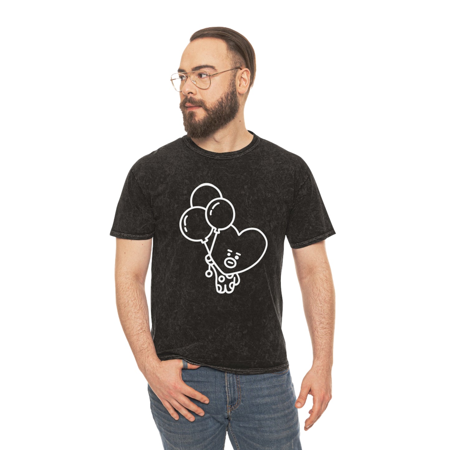 BT21 TATA - BTS V Unisex Mineral Wash T-Shirt