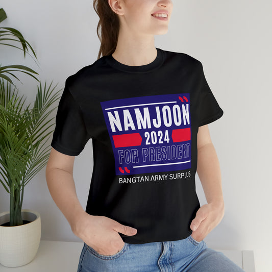 NAMJOON for PRESIDENT - RM Unisex Jersey Short Sleeve Tee