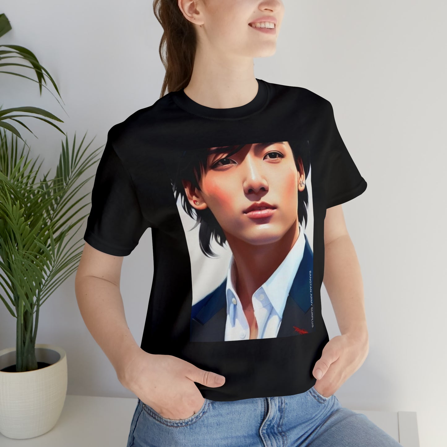 JUNG KOOK - JK, Unisex Jersey Short Sleeve Tee