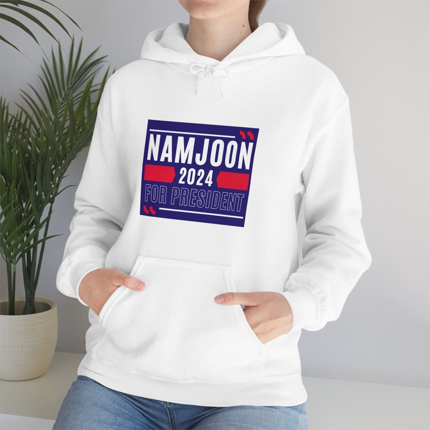 BTS NAMJOON for PRESIDENT, Unisex Heavy Blend Hooded Sweatshirt